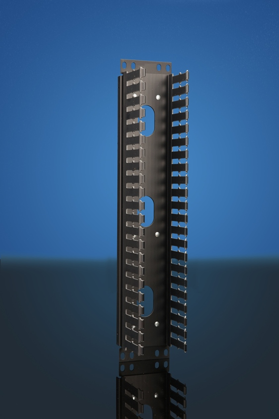 Vertical View of IEWM106-1 Horizontal Cable Management Panel