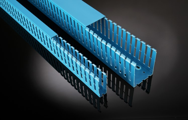 Blue Wide Wire Duct